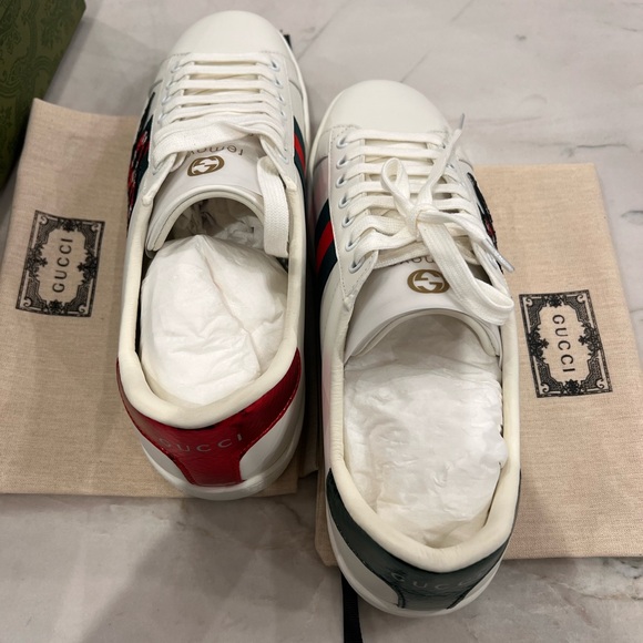 Gucci Leather Ace Sneaker Men’s Size 9 Brand New Never worn - Picture 4 of 10